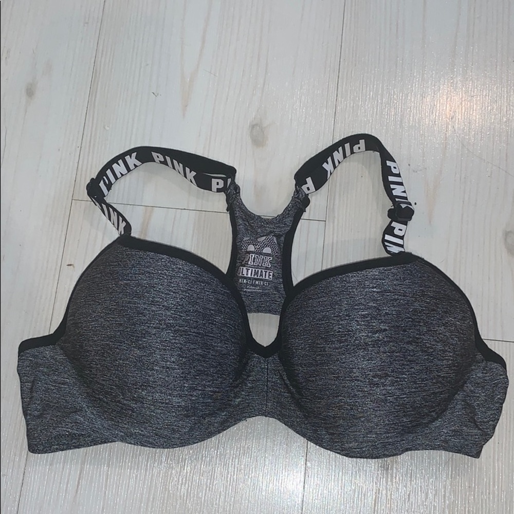 Pink Push up Sports Bra